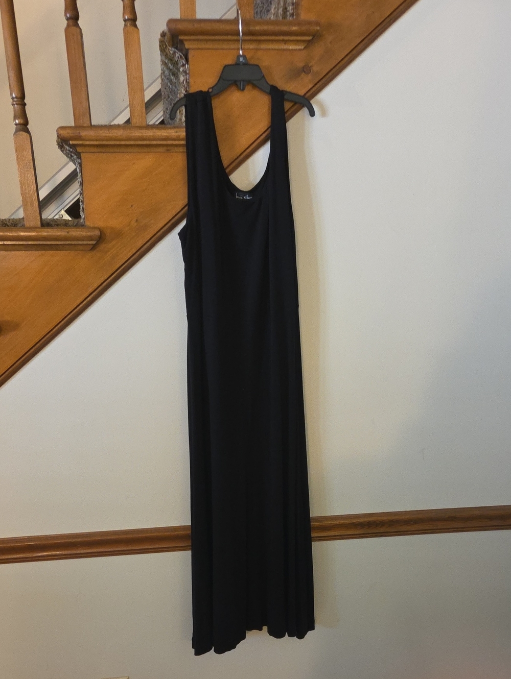 Nicole Miller Black Sleeveless Maxi Dress